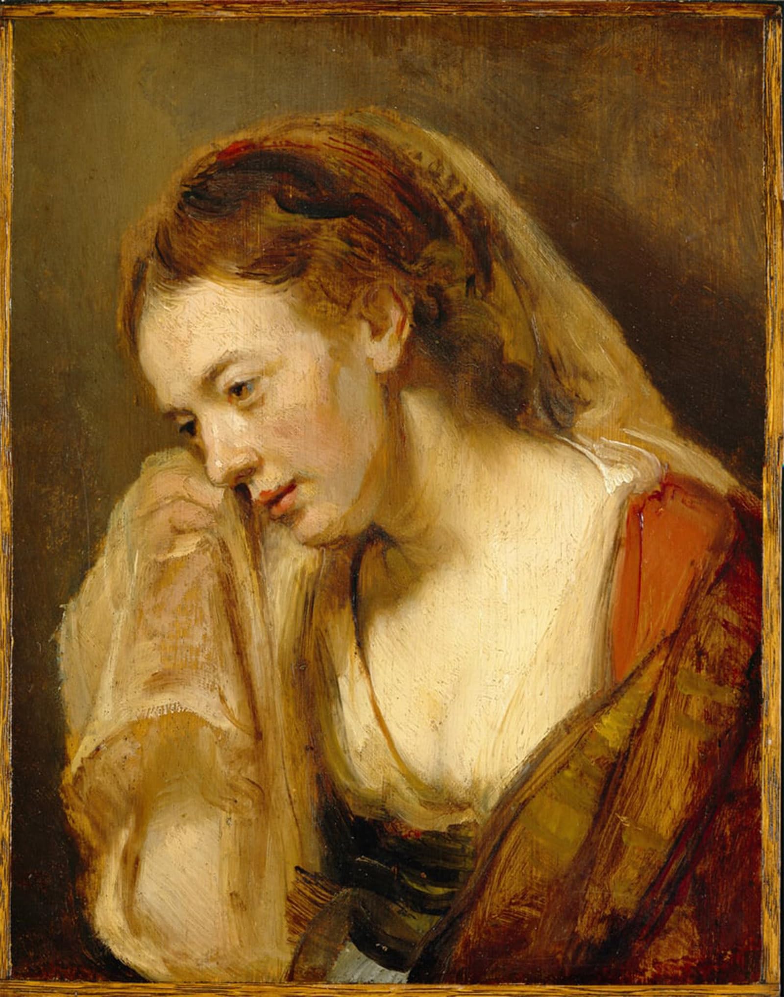 SERENDIPITP Retro Picture Poster Wall Art Pictures Painting A woman weeping. by Rembrandt van Rijn Wall Art Canvas Print for Wall Decor 60x90cm