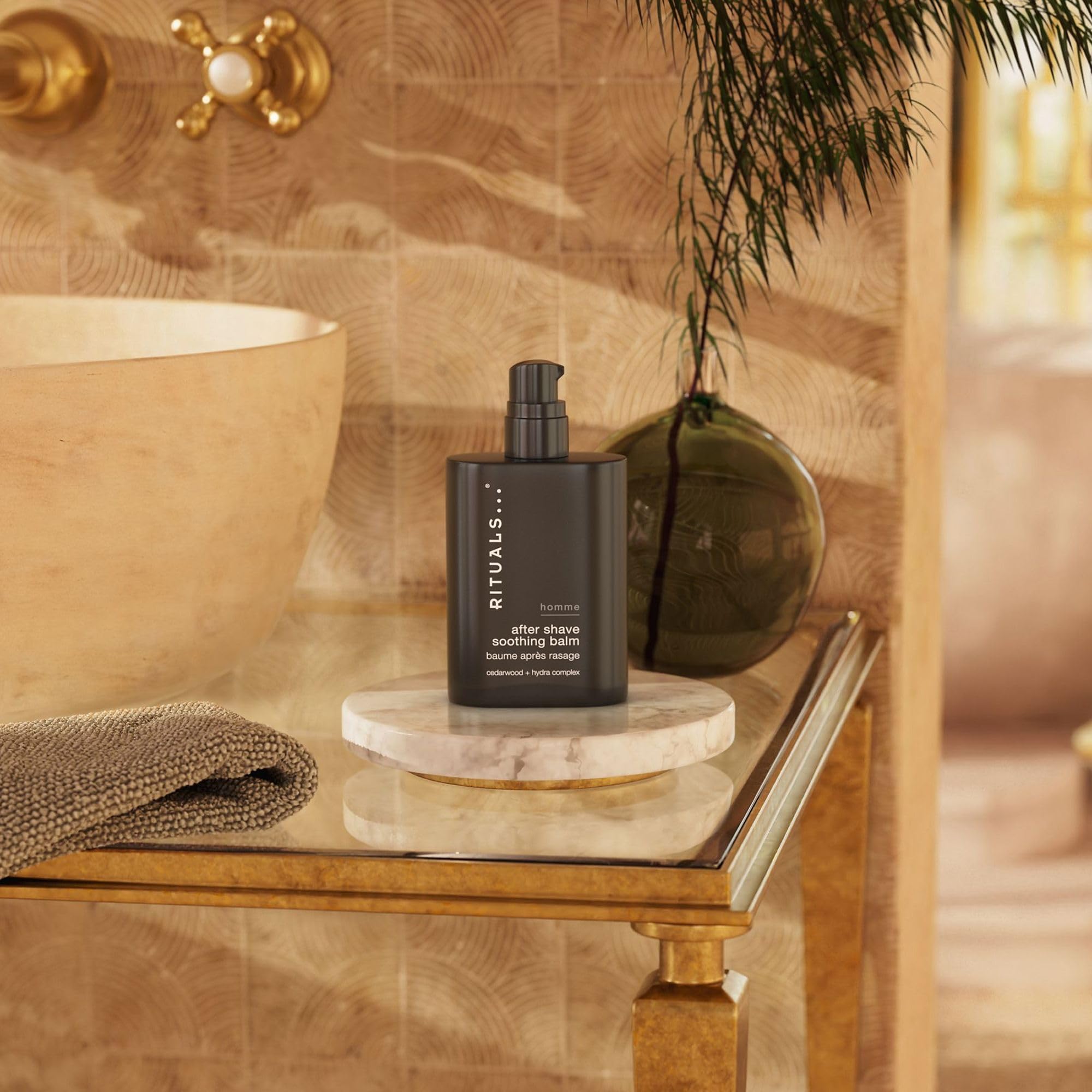 RITUALS Homme After Shave Balsam, kojąca odżywka do golenia po goleniu z żeń-szeniem i kompleksem Hydra, 100 ml