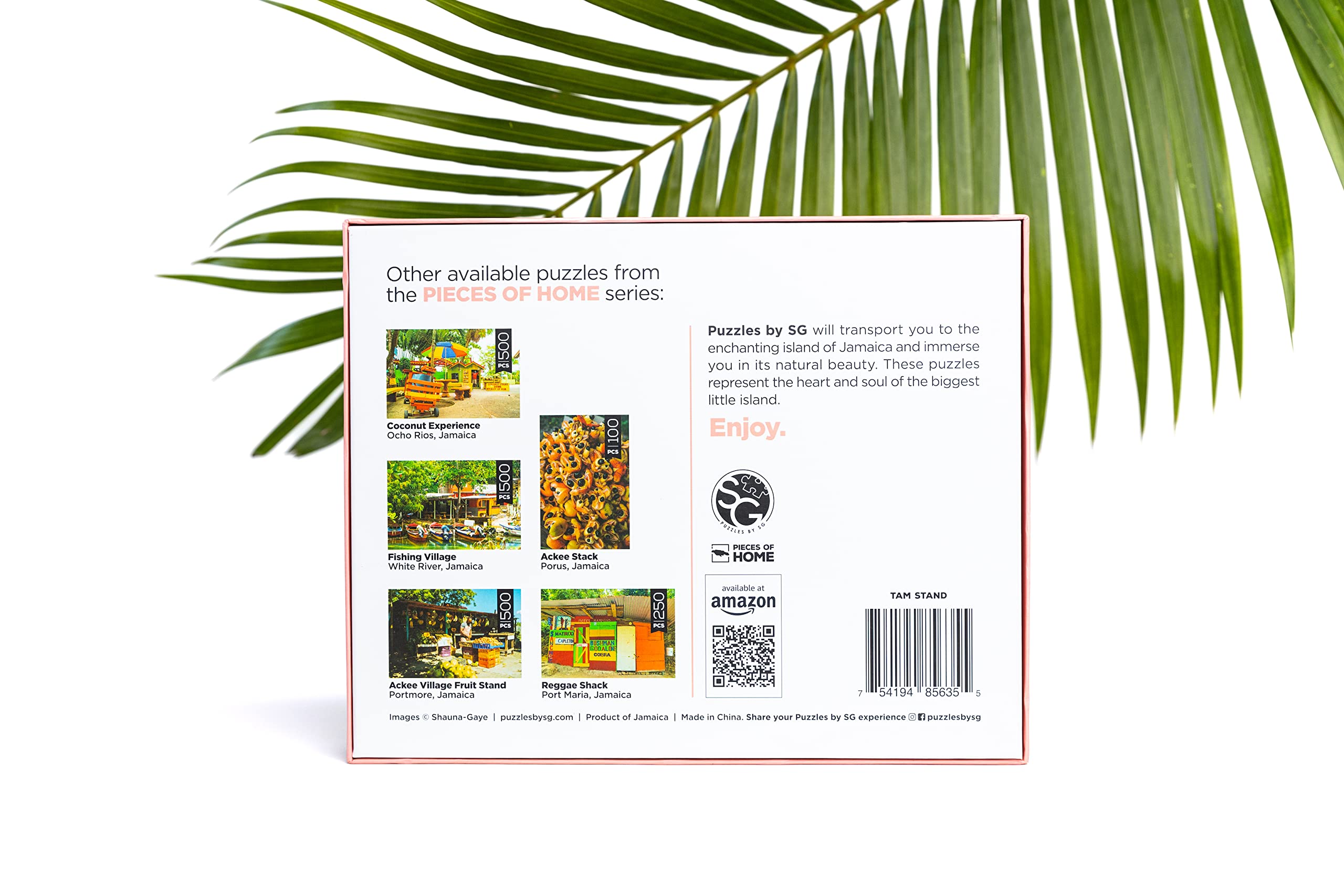 Tam Stand - Puzzle da 500 pezzi per adulti, Jigsaw Puzzles by SG di ispirazione giamaicana, con poster a grandezza naturale, pezzi testurizzati di alta qualità, regalo ideale per famiglie e