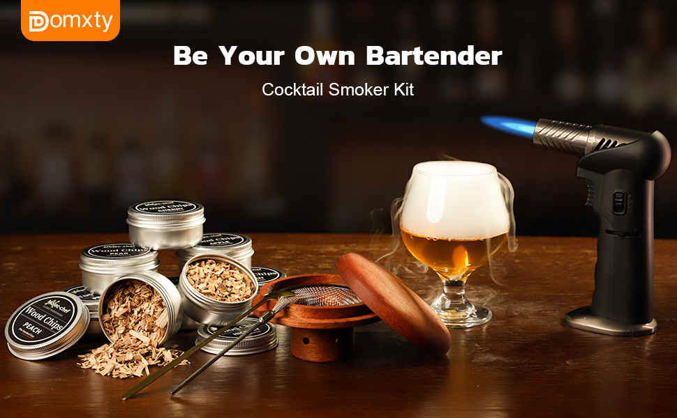 Amazon.com: Cocktail Smoker Kit with Torch, [8 Flavors Wood Chips