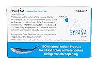 Vista 4 de Matiz Gallego sardinas en aceite de oliva, 4.2 oz por unidad