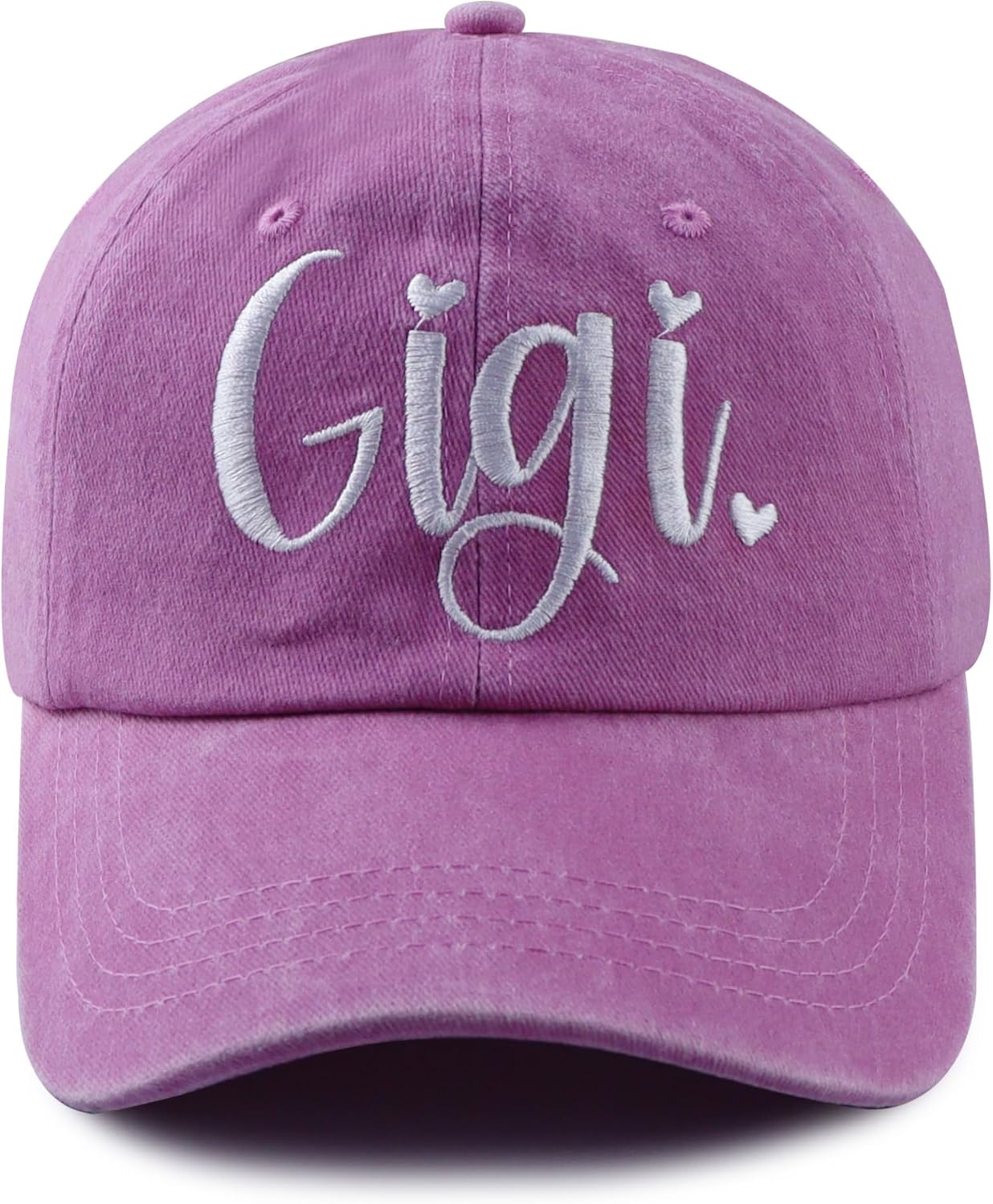 Gigi Mimi Hats for Women, Adjustable Cotton Embroidered Grandma Baseball Cap