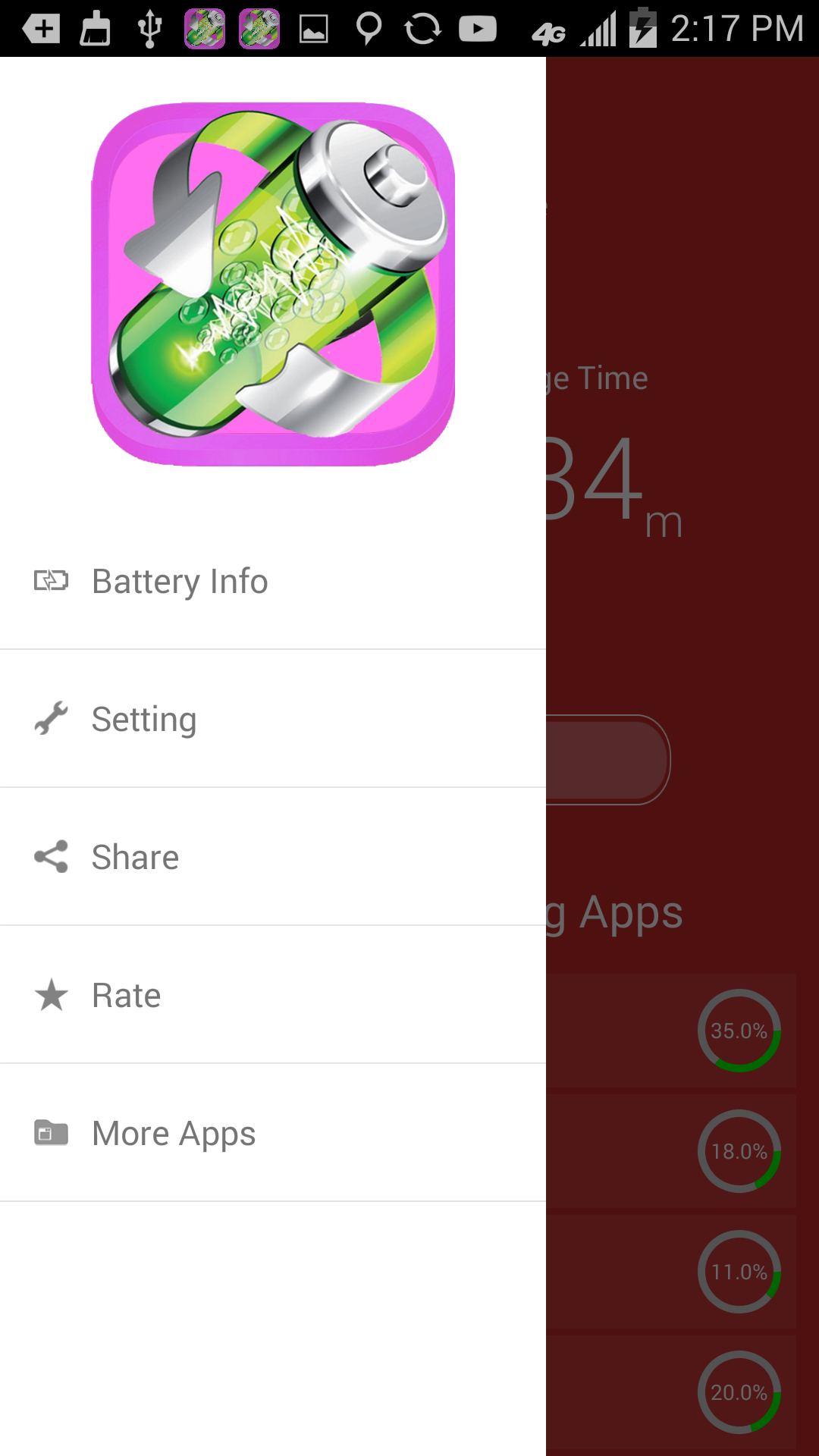 New Pink Battery booster - App on Amazon Appstore