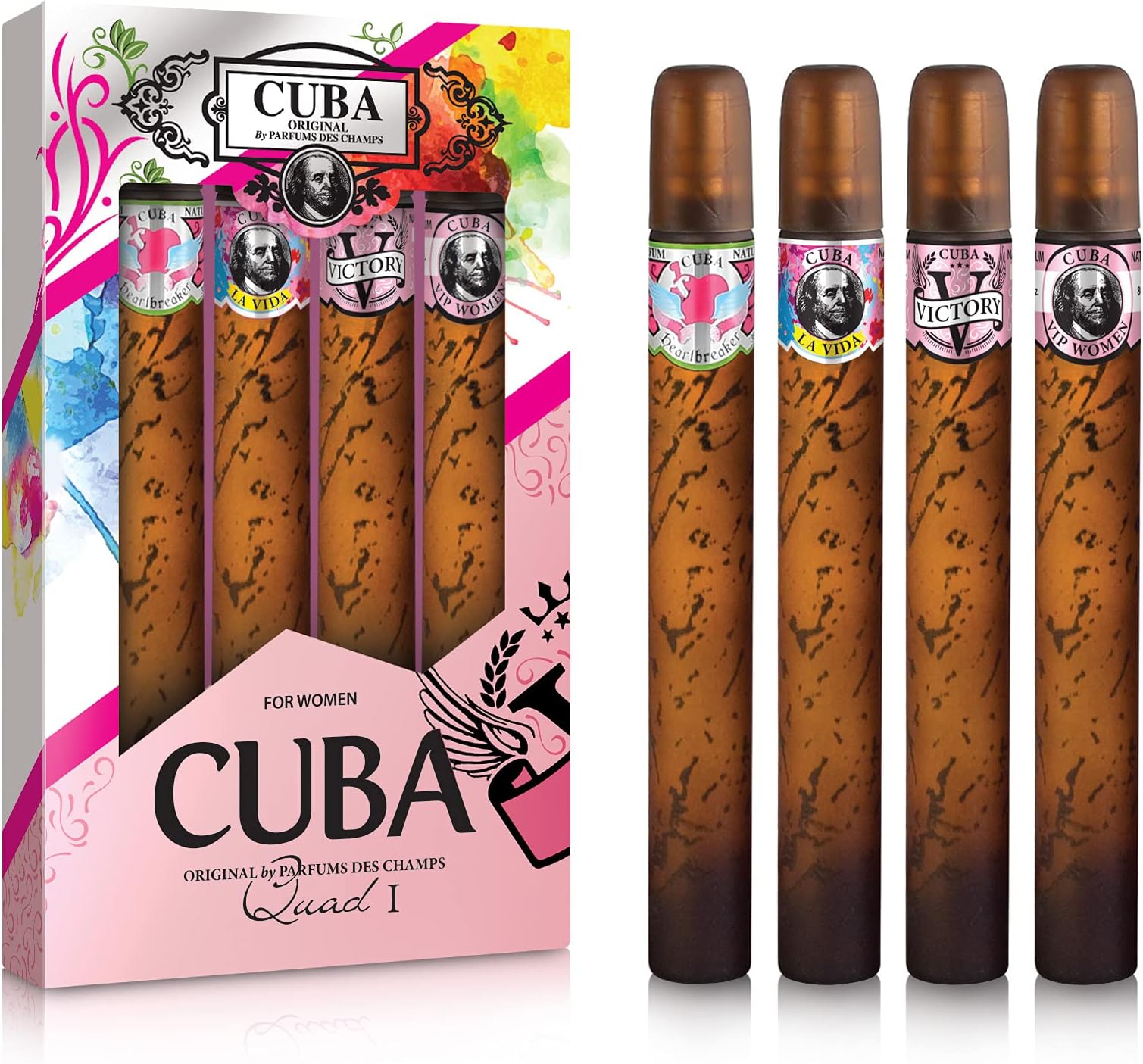 CubaCuba Quad I for Women 4 Pc Gift Set