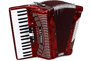 Hohner Accordions 1305-RED 97-Key Accordion: Accordionist's All-Around Accordion