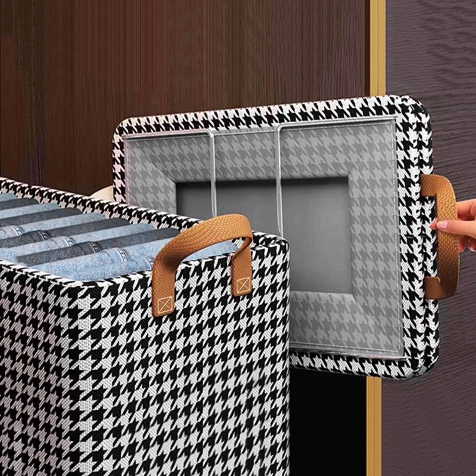 Organizador de cajones, caja de almacenamiento plegable para ropa, calcetines, corbatas, camisetas y cinturones, solución ideal para armario y cajón