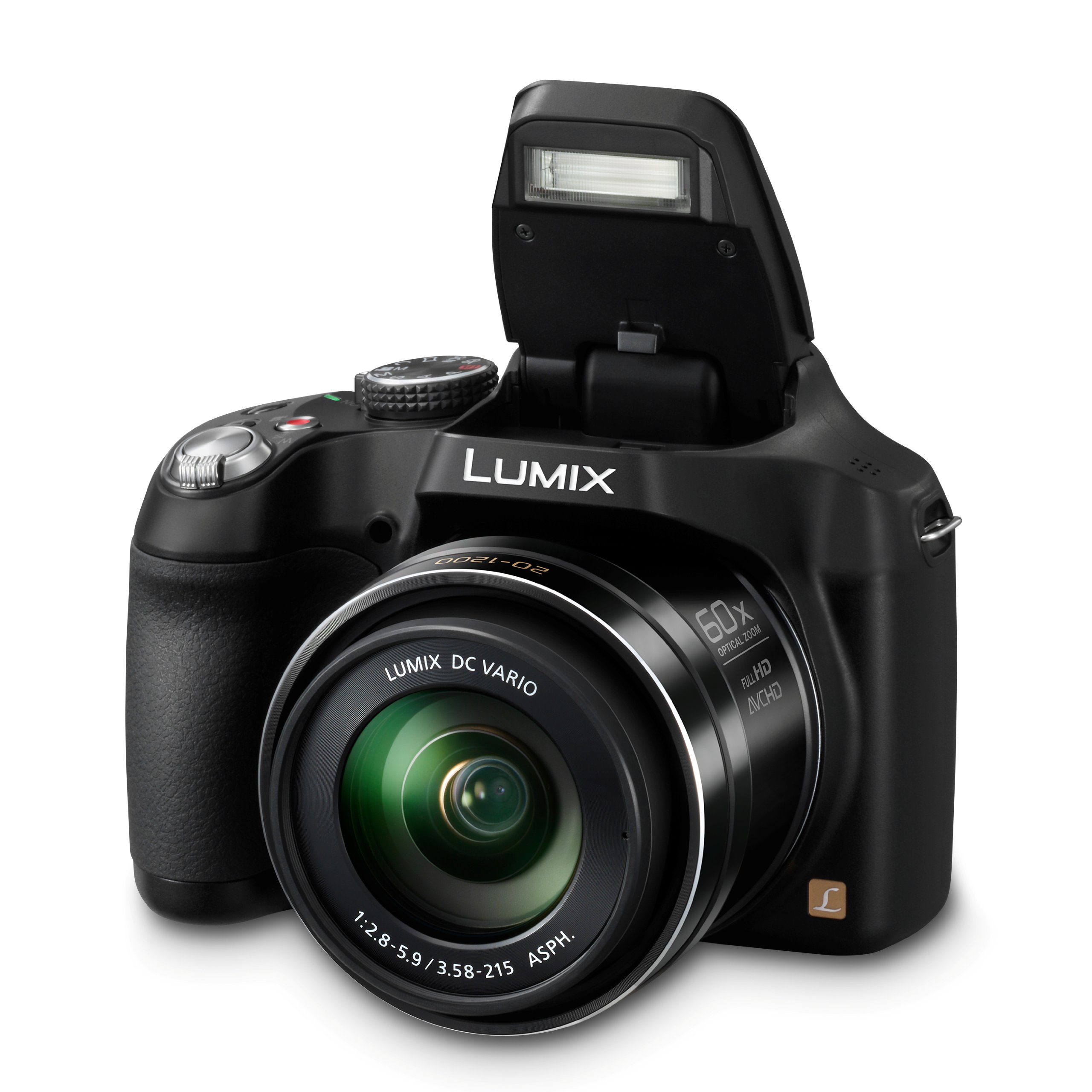Panasonic DMC-FZ72 Camera Black 16.1MP 60xZoom 3.0LCD FHD 20mm