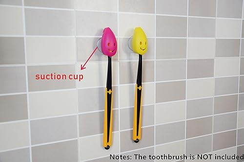 Miniatura 8 de Juego de 4 tapas de cabeza de cepillo de dientes de viaje con ventosa