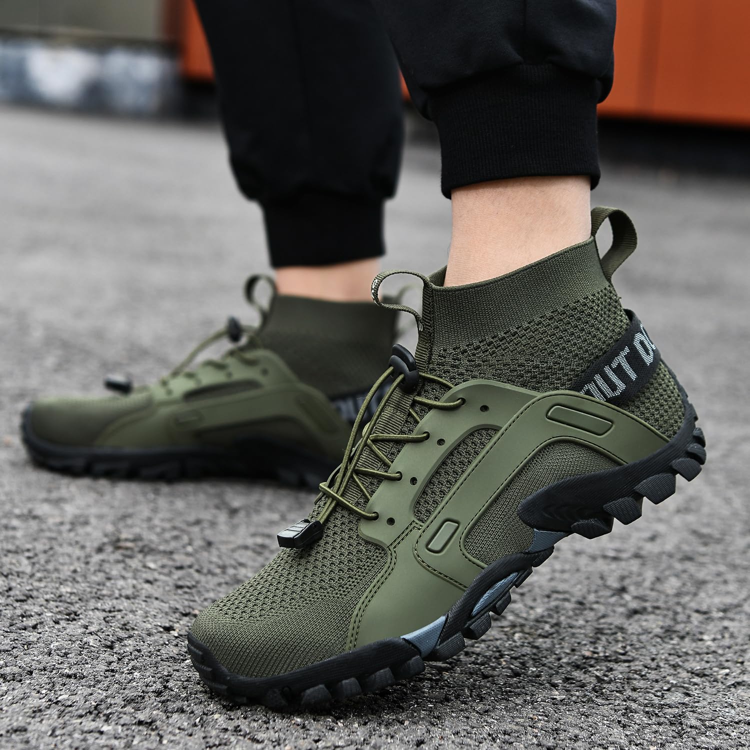 VTASQ Herren Damen Wanderschuhe Anti-Rutsch Wanderstiefel Trekkingschuhe Leicht Atmungsaktiv Outdoorschuhe Männer Sportschuhe Kletterschuhe Trail Running Traillaufschuhe Unisex