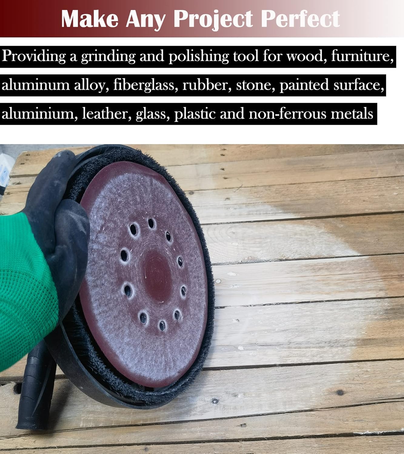 50 PCS 9-Inch 10-Hole Hook-and-Loop Sanding Discs for Drywall Sander -10 Pack Each of 60 80 120 150 240 Grits Sander Paper