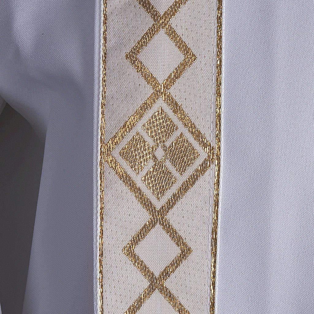 Holyart Abiti Prima Comunione: Abito Prima Comunione Unisex Bordo Oro