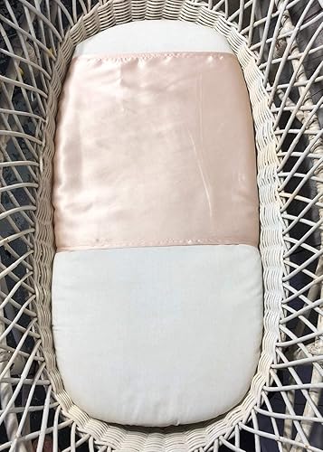 Miniatura 6 de 100 % seda de morera para moisécuna, sábana de seda para cunacuna, moisés de seda para bebé, no más cabeza de cama y puntos calvos del bebé (seda,