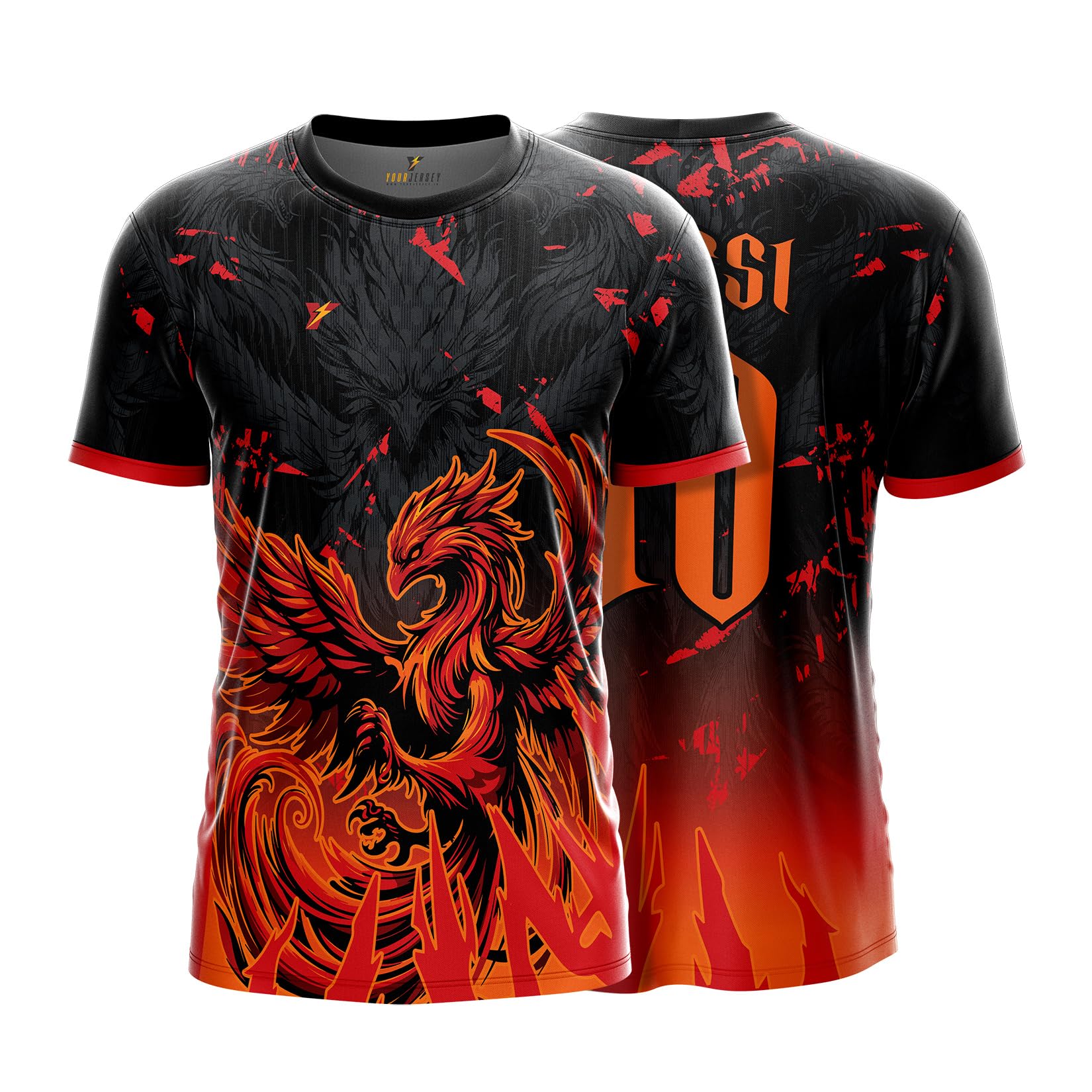 Phoenix Fire Sports Jersey – Custom Name & Number | Kids, Men