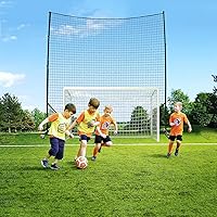 Vista 7 de Sistema de tope de bola - Red de respaldo de fútbol, resistente, alto impacto, barrera de práctica