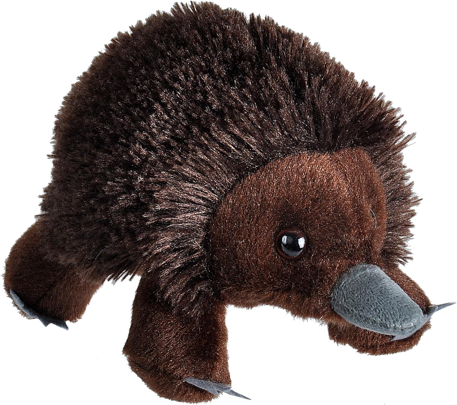 Wild Republic Hug'ems Mini Echidna, Stuffed Animal, 7 Inches, Plush Toy, Fill is Spun Recycled Water Bottles