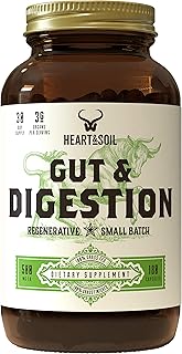HEART & SOIL - Gut & Digestion Supplement - Improves Digestive Health - 100 Capsules