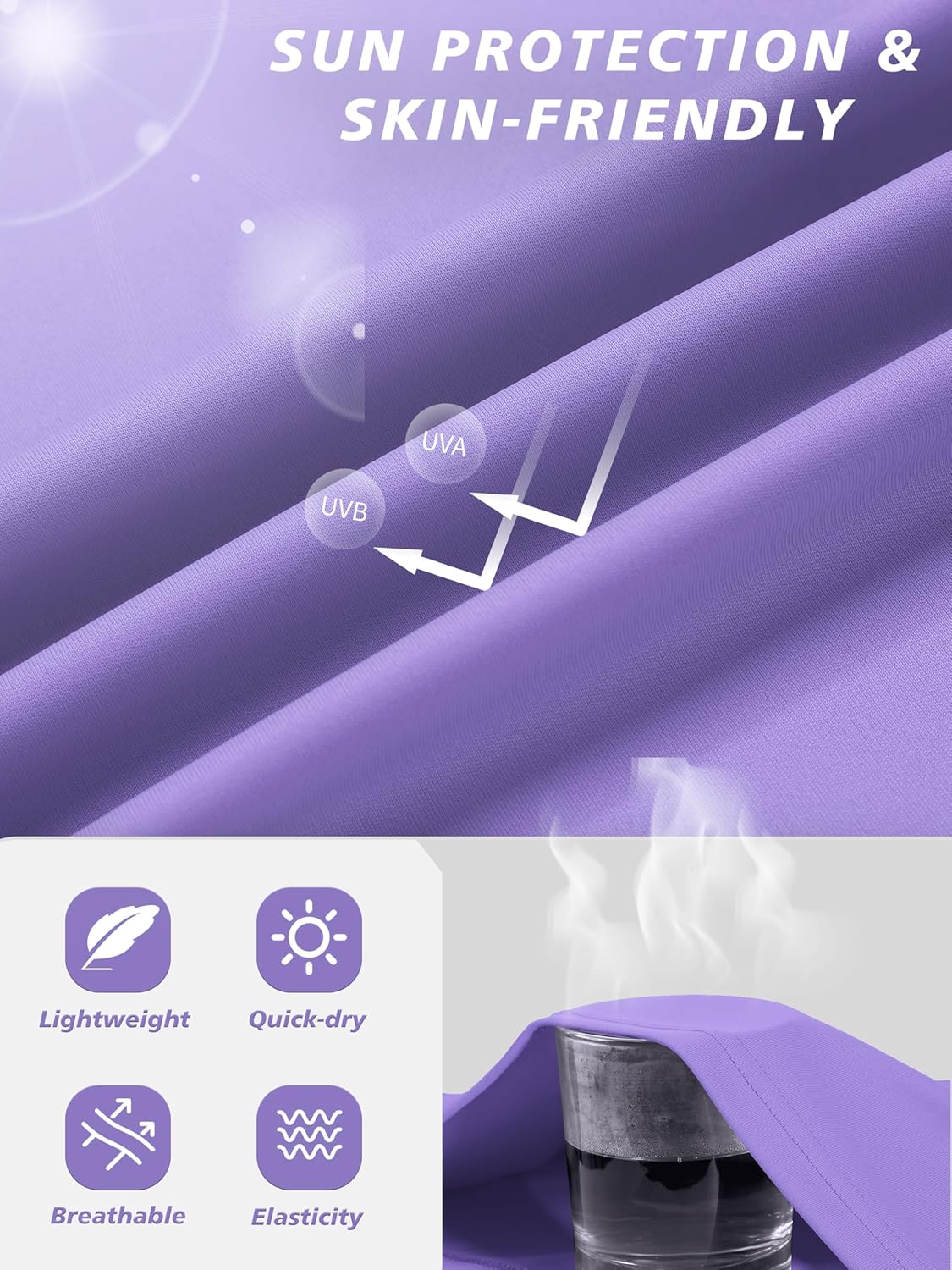 PINSPARK Workout Shirts for Men UPF 50+ Quick Dry Athletic Gym Tee Shirts Mens Short Sleeve Running Cooling Swimming T-Shirt - Image 5