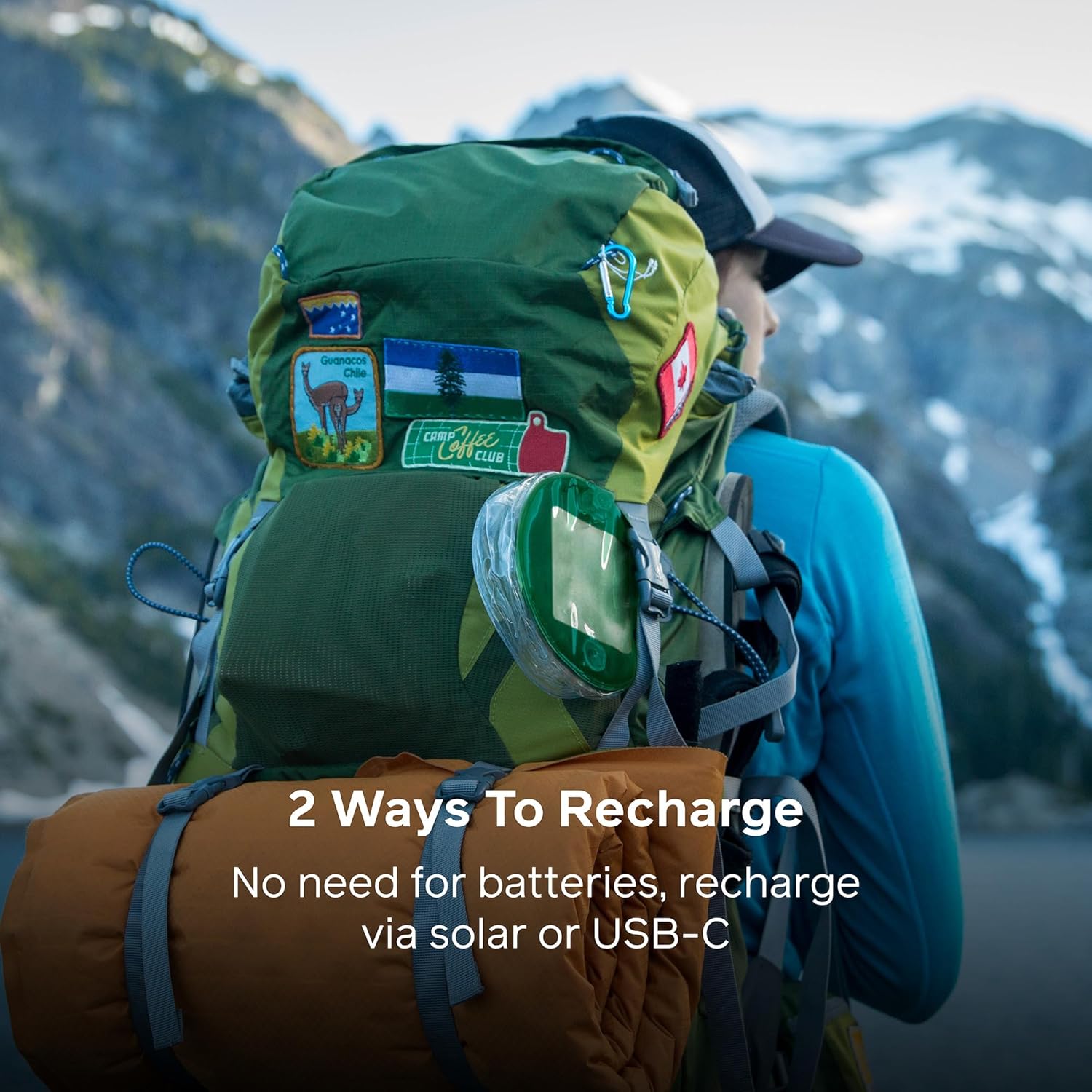 BioLite Luci Charge Inflatable Rechargeable Solar Camping Lantern, Charge 150