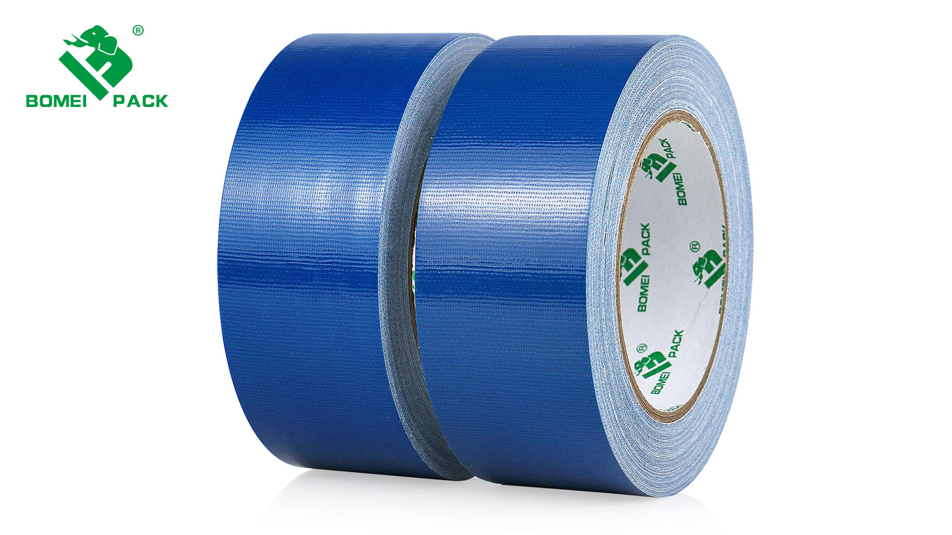 Image of BOMEI PACK Blue Duct Tape, Heavy Duty Strong Industrial Grade Color Duct Tape 9.0 mil x 1.88inch x 30yds for Packing and Repairing