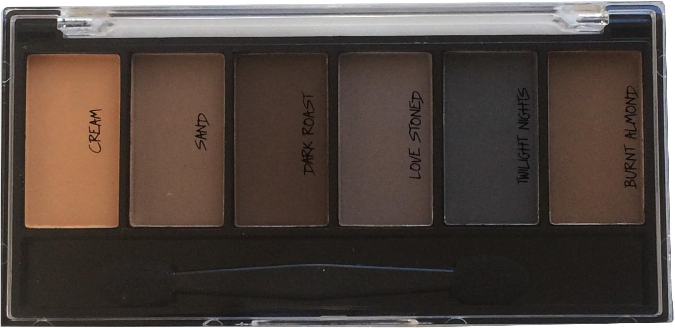 Full Size All Matte Dark Neutral Smokey Brown Coffee Taupe Earth Tones Professional Eye Shadow Powder Brow Shaper Hairline Filler Make Up Palette Set