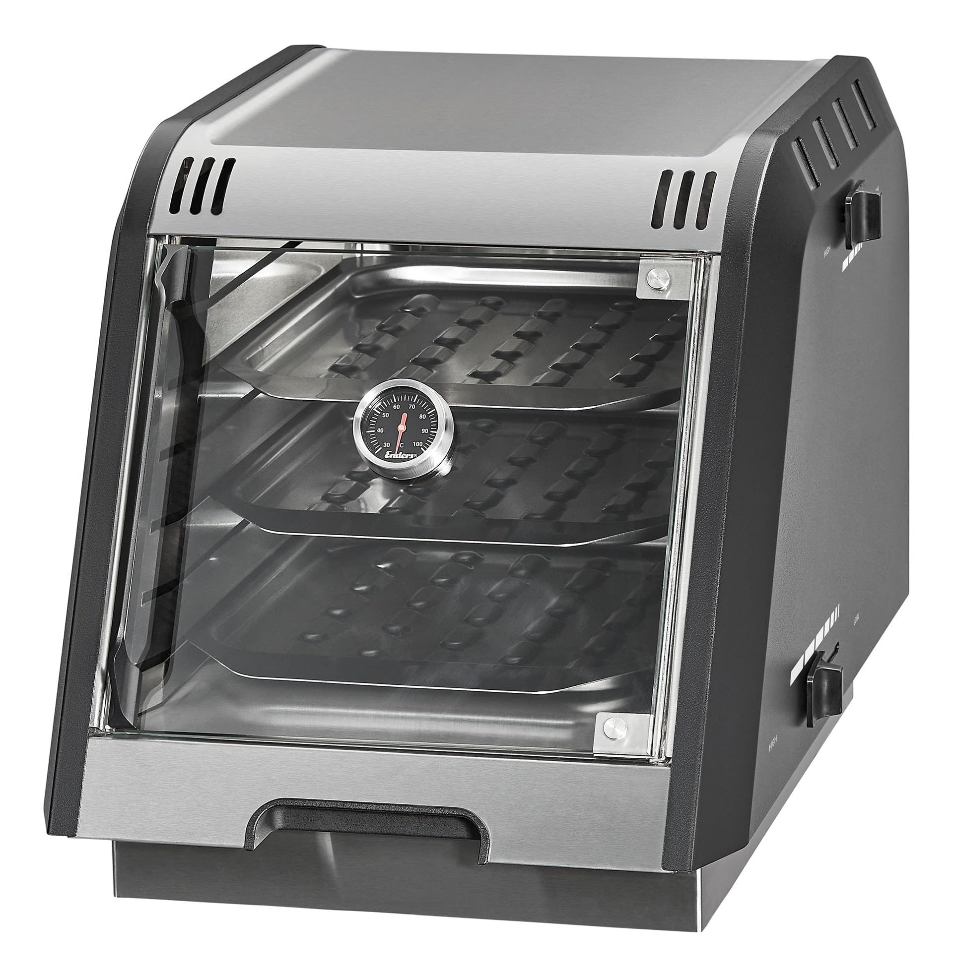 Enders® Delicater™-Ofen für UNIQ® Pro 3 IK und UNIQ PRO 3 IK Kitchen CRUSTER®#8603, schwarz/edelstahlfarben