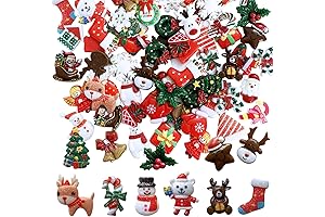 Gorvalin 80Pcs Christmas DIY Charms
