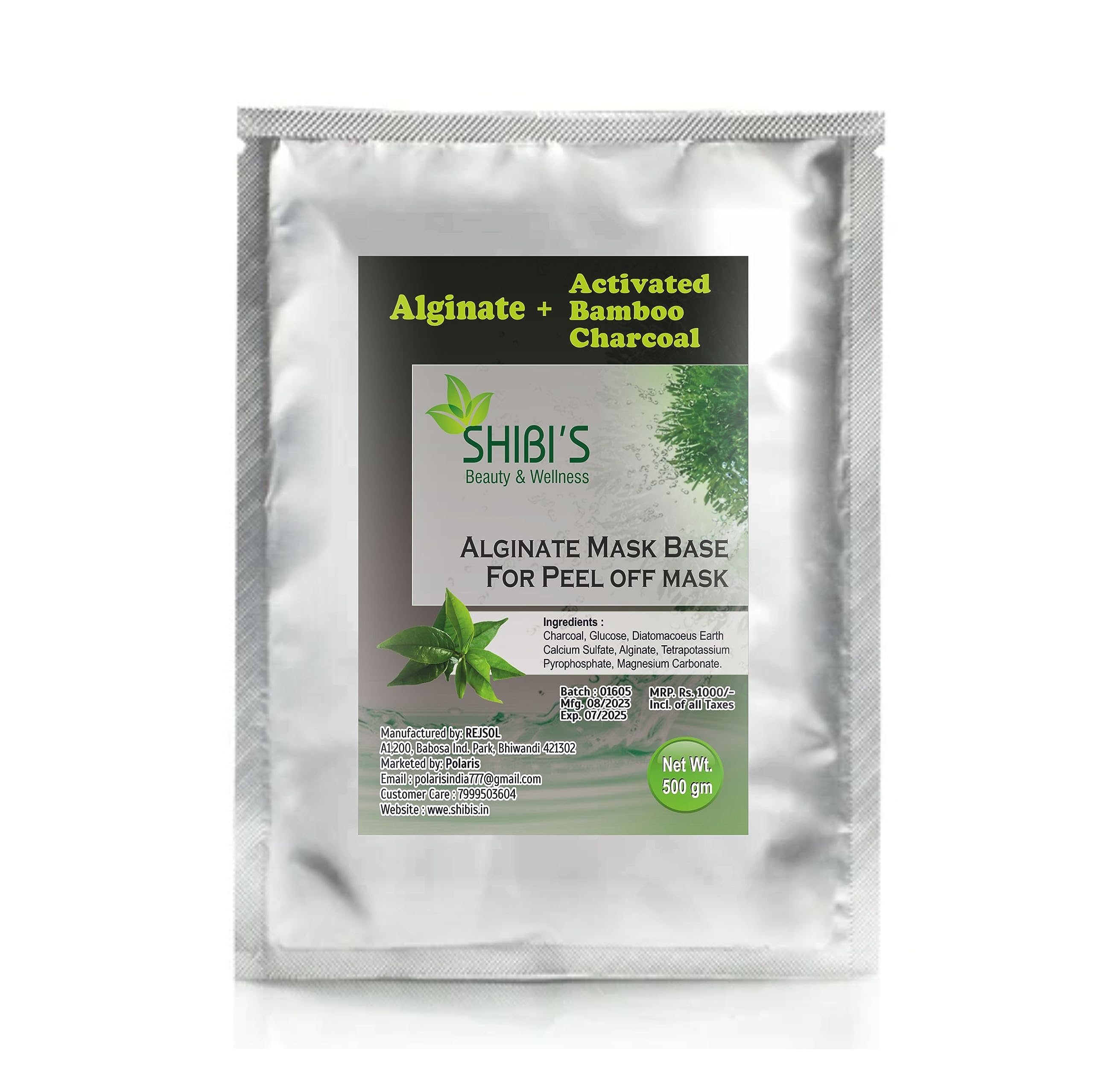 shibi's Active bamboo charcoal clay washable mask