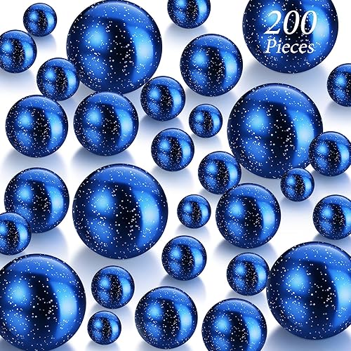 Miniatura 1 de 200 cuentas de perlas para relleno de jarrón, sin agujero, perlas flotantes, cuentas de maquillaje para soporte de brochas para decoración del