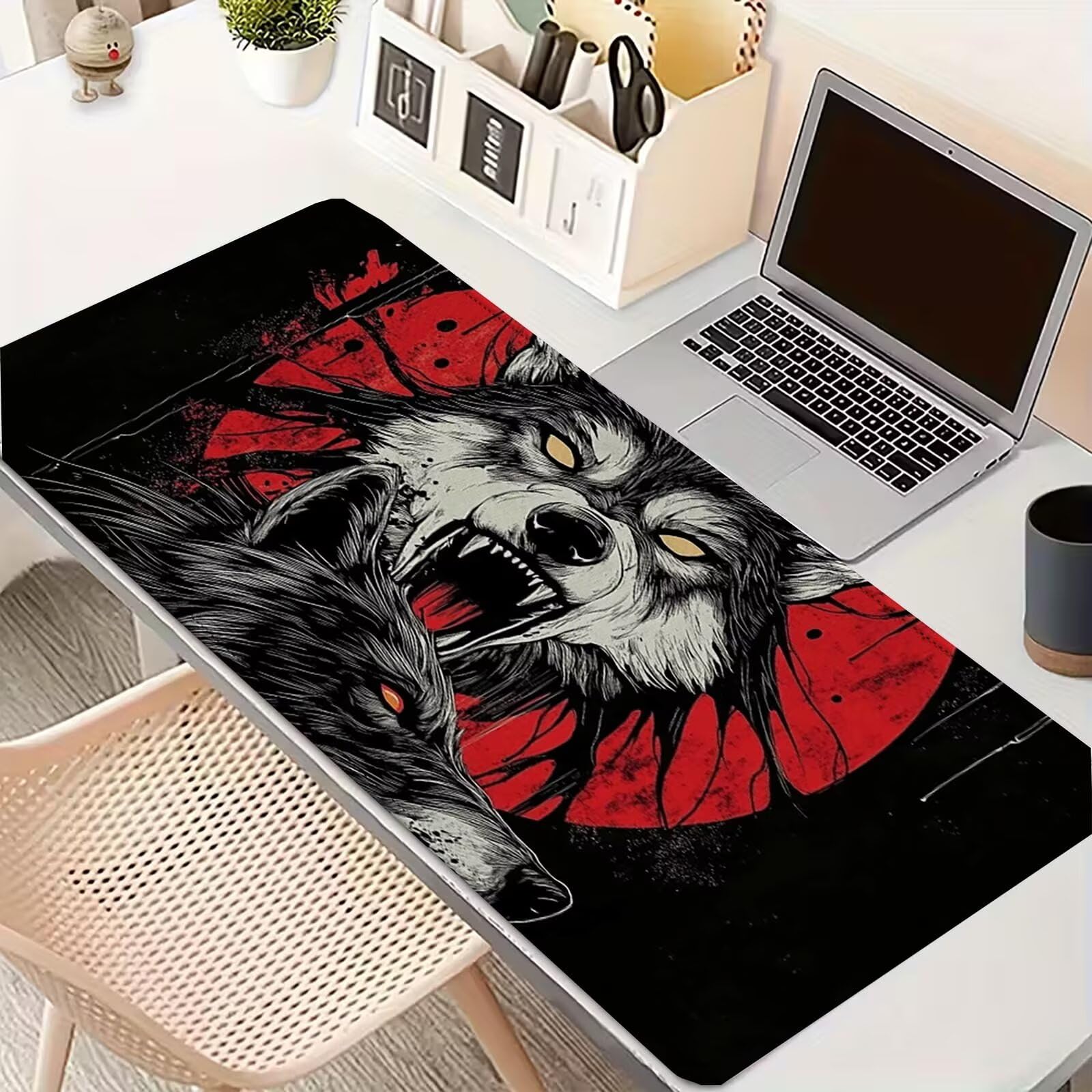 Tappetino Mouse 900x450mm | Superficie Ultra-Liscia | rosso 0-z324