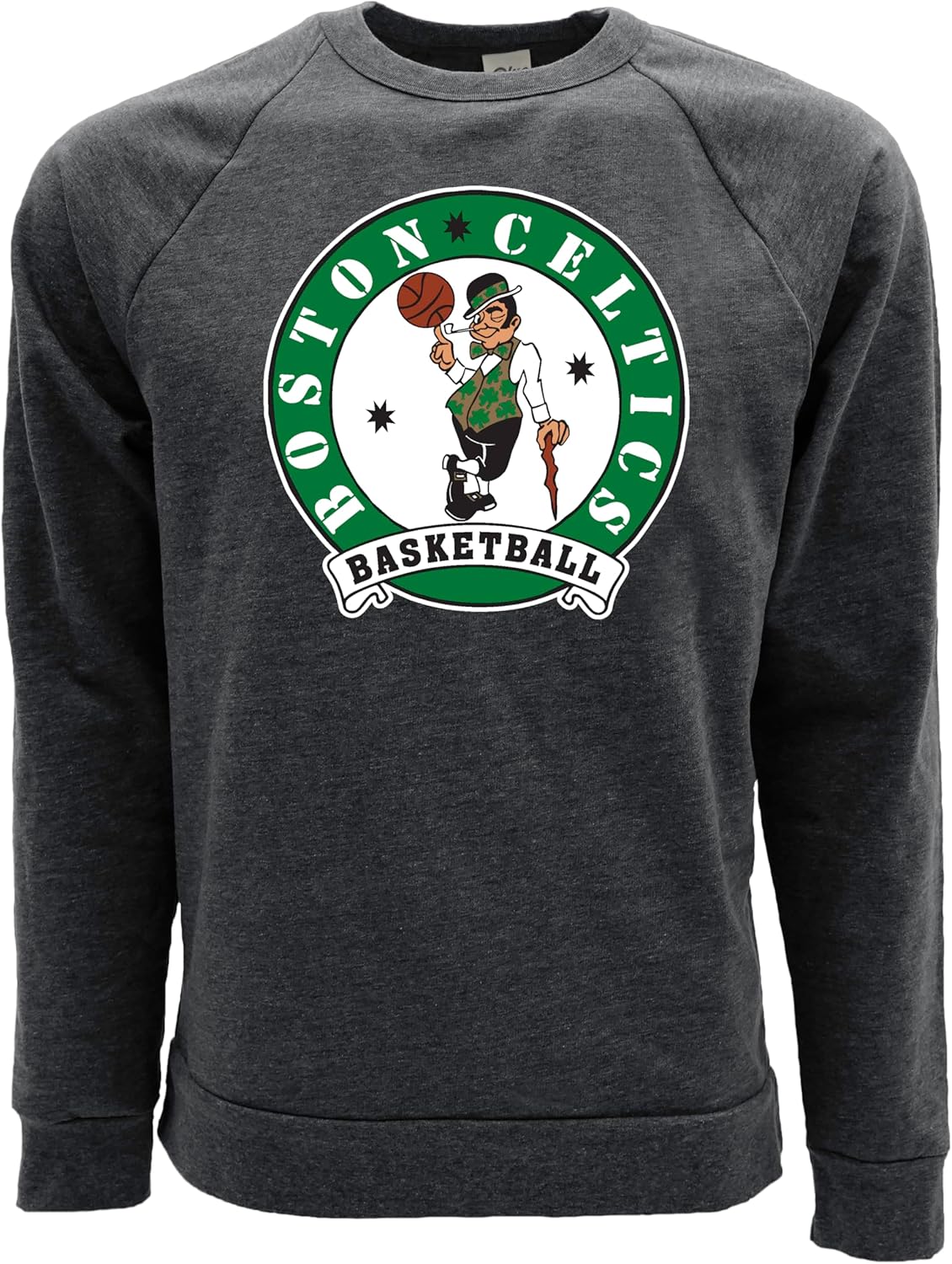 Blue 84 NBA unisex-adult Nba Officially Licensed Tri-blend Crewneck Sweatshirt Black - Image 2