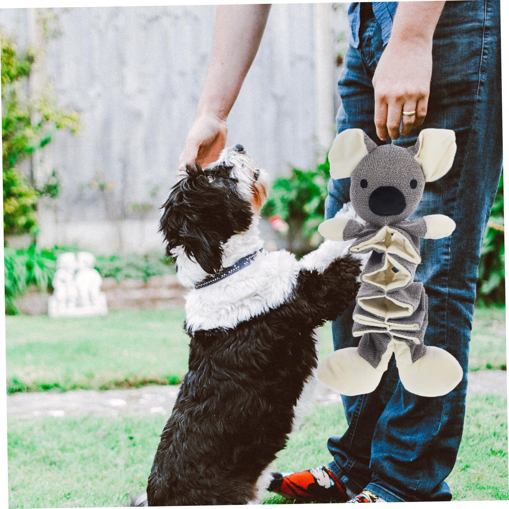 SUPVOX 2 Pezzi Di Giocattolo Per Cani in Peluche Con Cigolio Giocattolo Da Masticare Per Cani Giocattolo Resistente Al Morso
