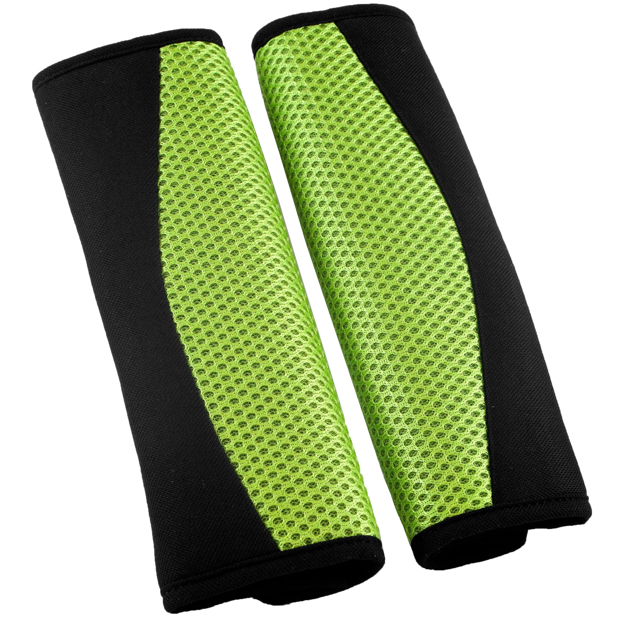 Sakura Car Seat Belt Pad - One Pair of 'Carnaby Green' - Safety and Comfort for Adults Children Family - for All Vehicles