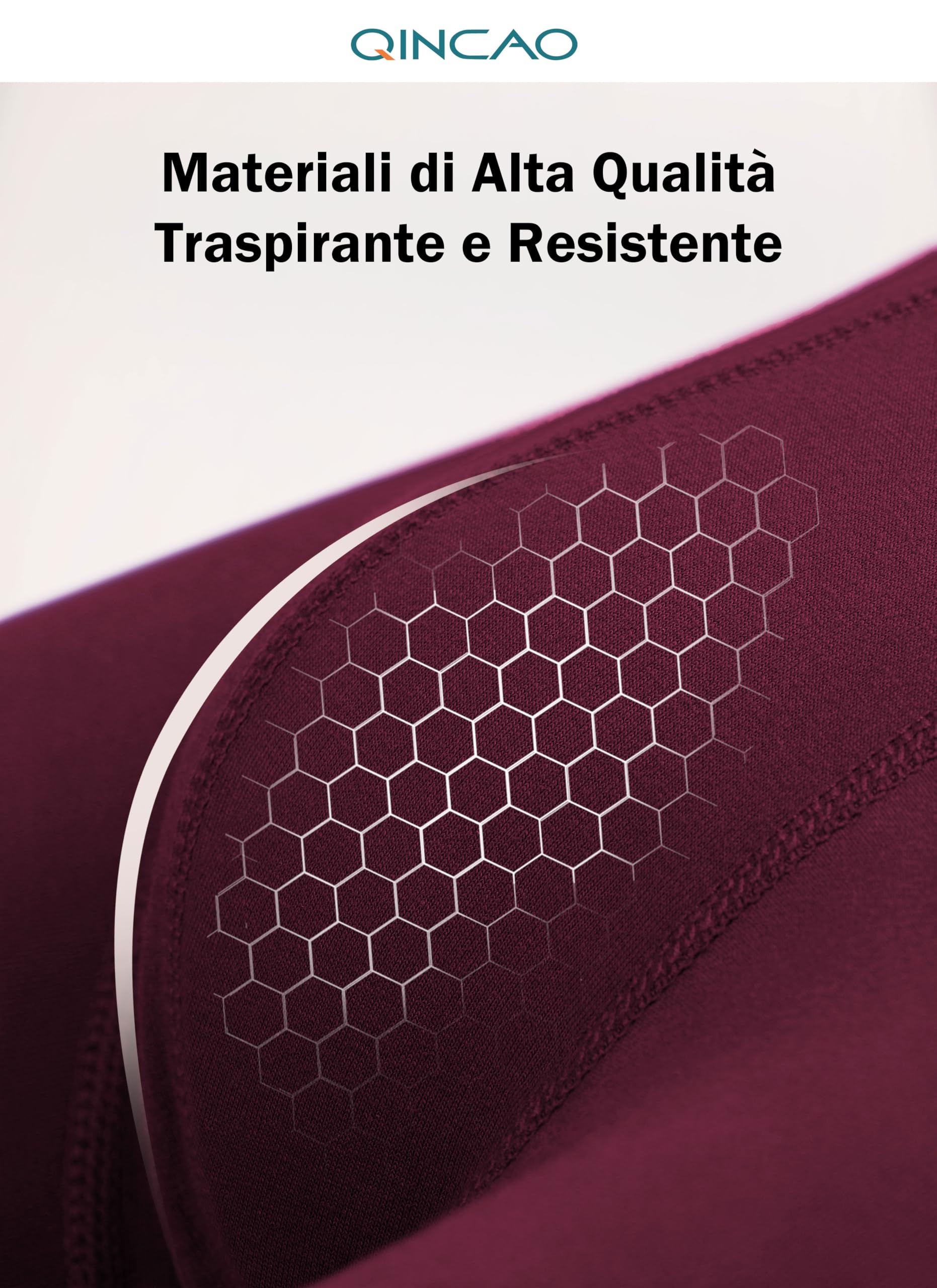 QINCAO - Boxer da Uomo, Confezione da 6 Pezzi, privi di Etichette Che graffiano, Biancheria Intima, Boxer in Cotone, Taglia: S - 4XL