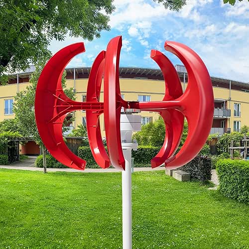 1000W 12V/24V Vertical Wind Turbine Generator Kit, Low Noise Wind