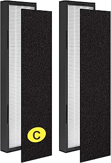 FLT5000 Filter C True HEPA Replacement Filter, Compatible with GermGuardian Air Purifiers AC5000, AC5250PT, AC5000E, AC5350B, AC5350BCA, AC5350W, BXAP250, IAP-GG-125