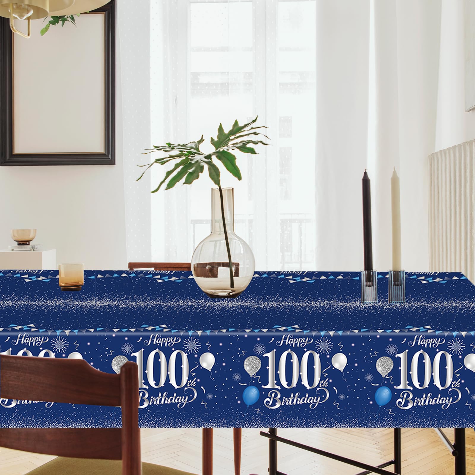 Tovaglia in Plastica blu navy 137x274cm - L'Albero dei Sogni