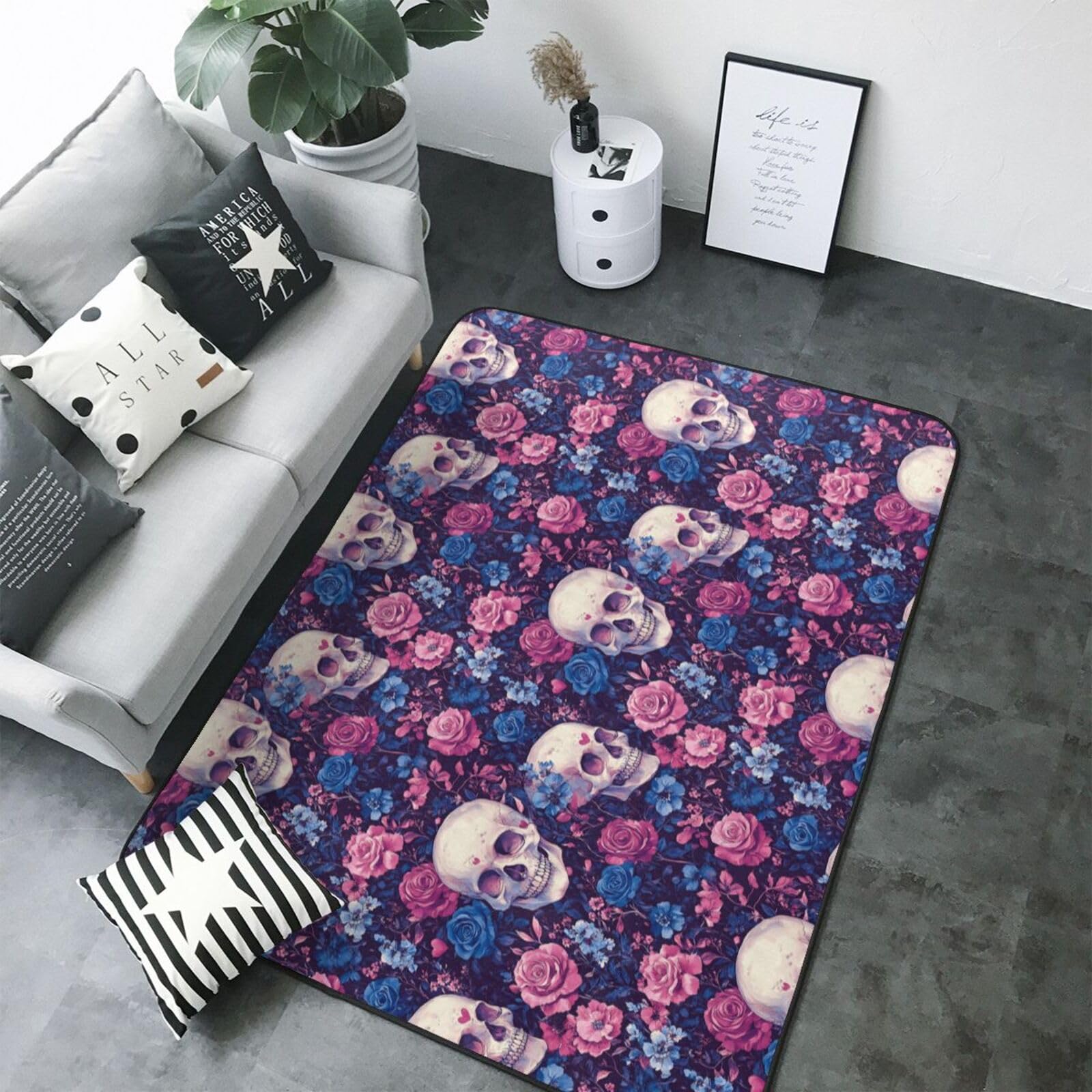 Tapis lavable antidérapant pour en finir avec les taches et les glissades au salon