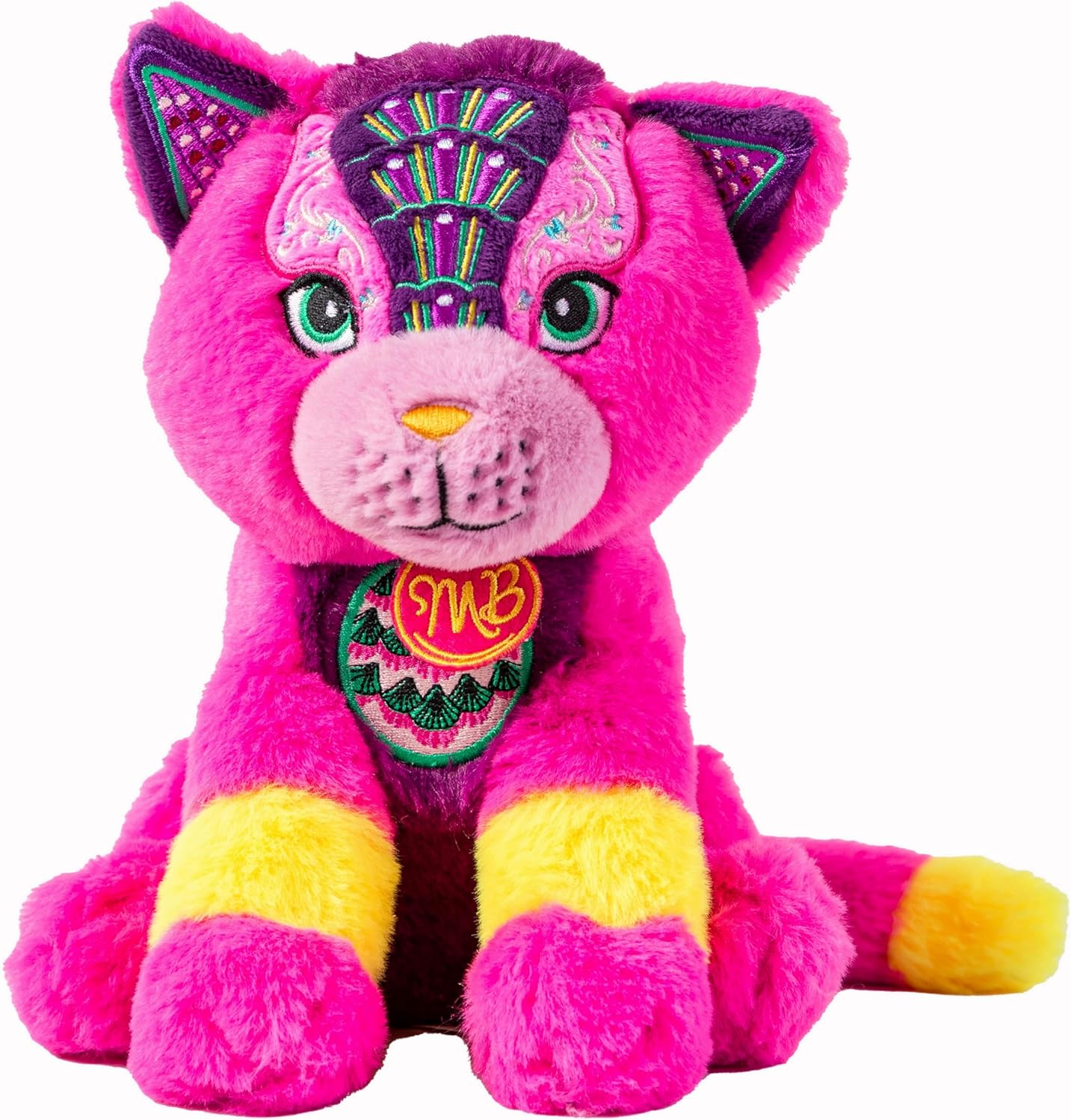 Monty Bojangles Official 23cm Persian Pink Cat Plush Toy Soft