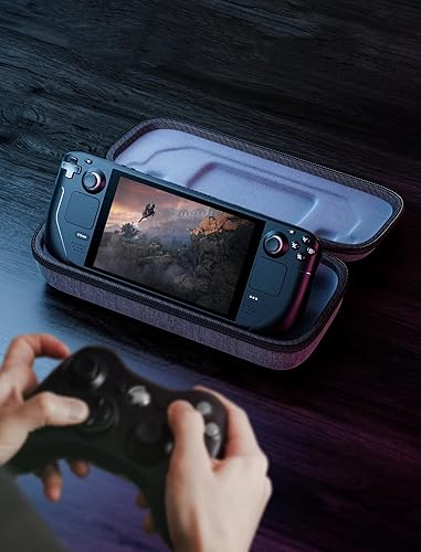 Miniatura 8 de JSAUX BG0102 - Funda de transporte compatible con Steam DeckSteam Deck OLED, funda protectora de transporte rígida con almacenamiento de cargador
