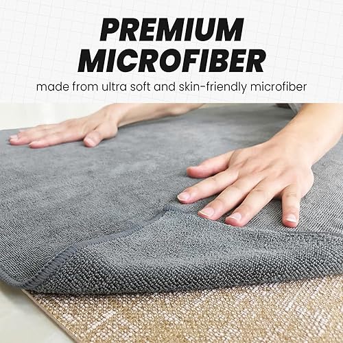 Miniatura 2 de Muka Toalla para esterilla de yoga caliente, antideslizante, cubierta de tapete de pilates, absorbente, suave, toalla de sudor para gimnasio, 72 x