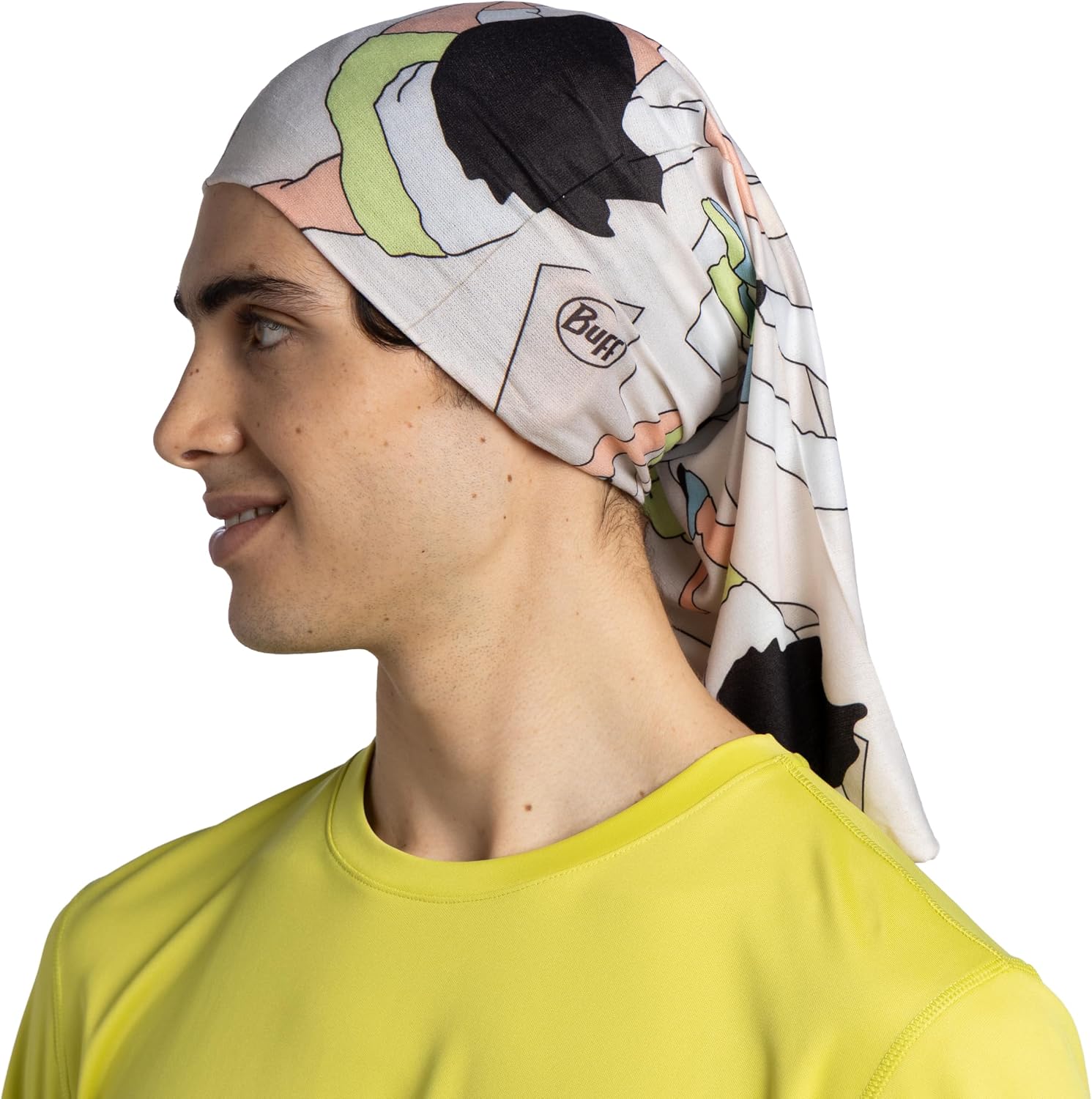 Buff - CoolNet UV Flexible UPF 50 Protection Lightweight Stretchy Recycled Material Sport Summer One Size Multicolor