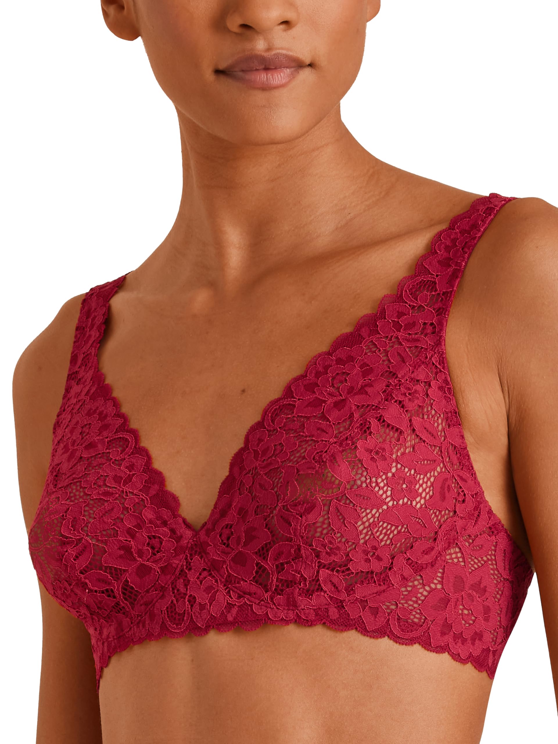 CALIDAWomen's Natural Comfort Lace Bra