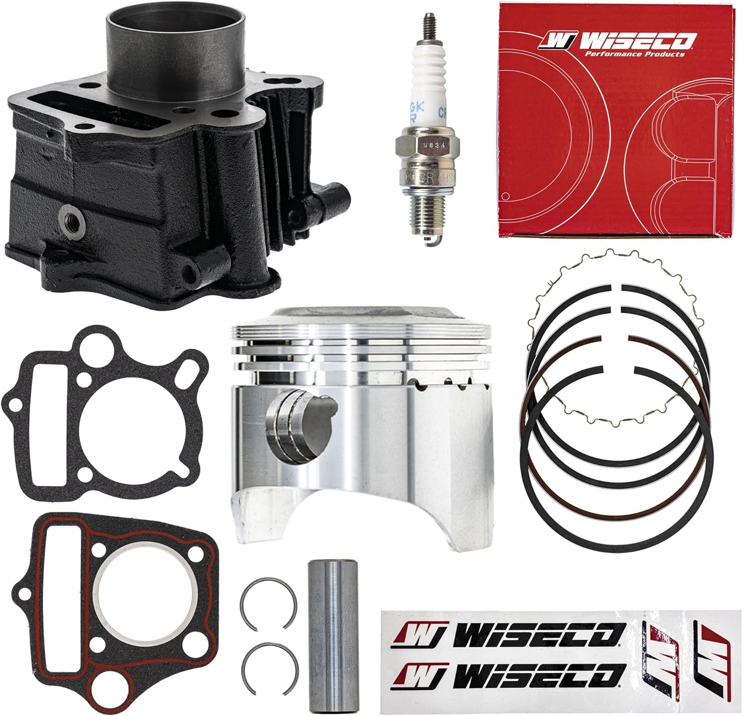 NICHE Cylinder Wiseco Piston Gasket Kit for Honda CRF70F Trail 70 XR70R 12101-GB0-910 13102-GB5-306