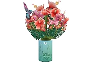 Hibiscus Bouquet Pop Up Card: A Stunning 3D Floral Masterpiece