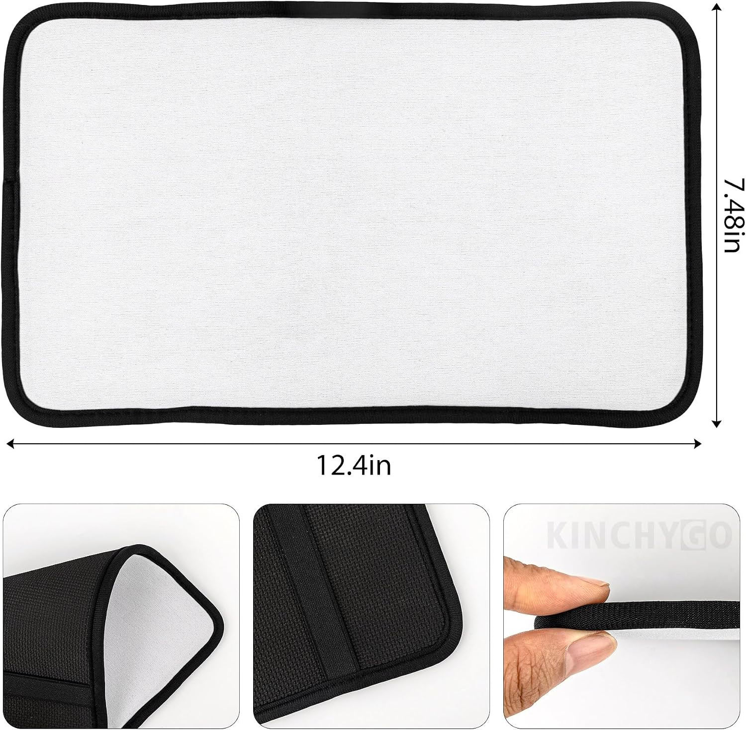 Sublimation Center Console Cover Pad Blank Auto Accessory Misc image 2