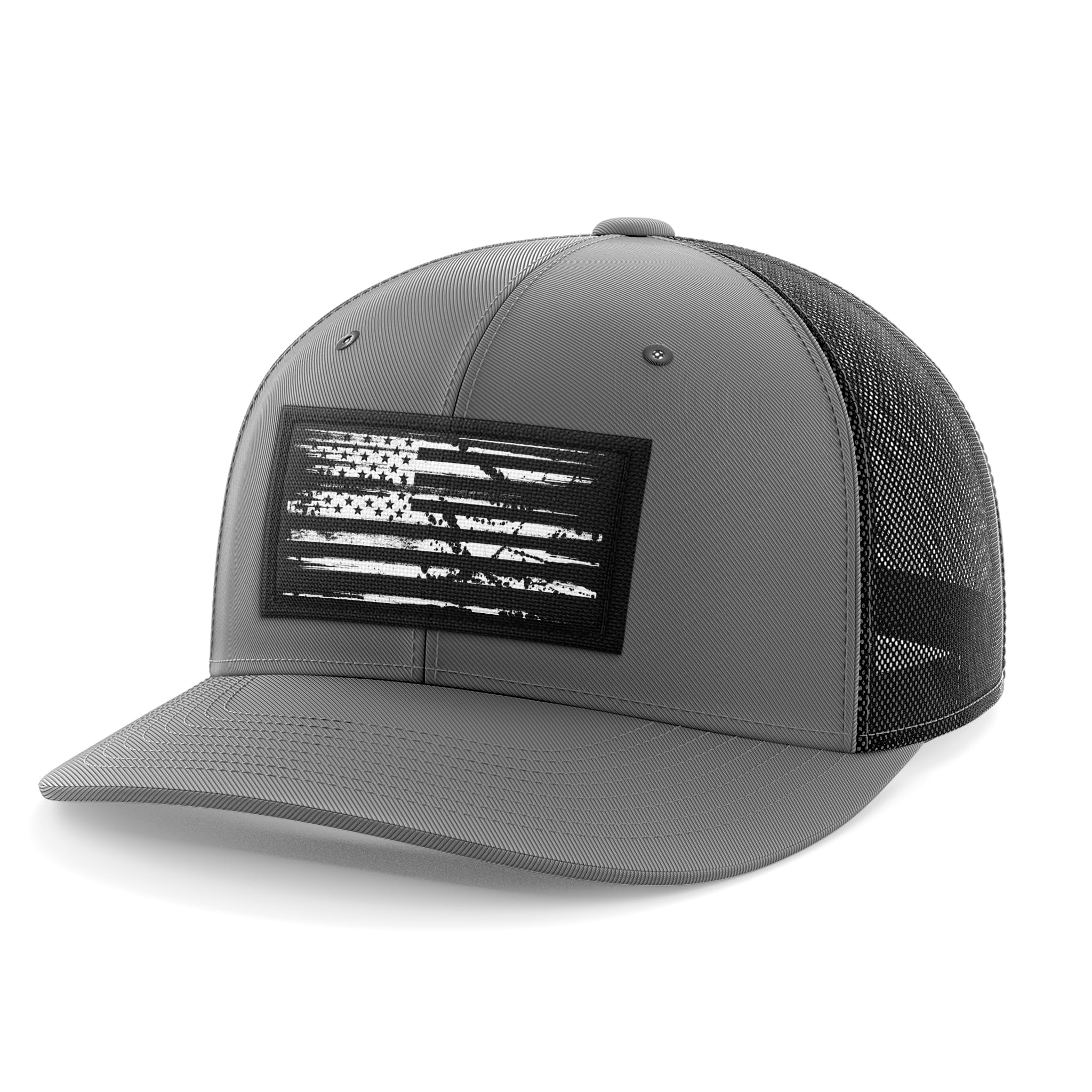 The Fighting Forces USA American Flag Flexfit Cap | Made from Mesh Material Patriotic Design & Versatile Style | Comfortable, Durability & Longevity | Suitable for All Occasions Indoor & Outdoor