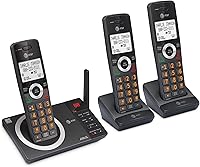 Vista 13 de AT&T 3-Handset Expandable DECT 6.0 Cordless Home Phone with Large Display, Big Buttons, Answering Machine, Smart Call Blocker, Long Range, Caller