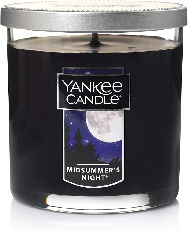 Yankee Candle MidSummer's Night Scented, Classic 7oz Small Tumbler Single Wick Candle, Over 35 Hours of Burn Time