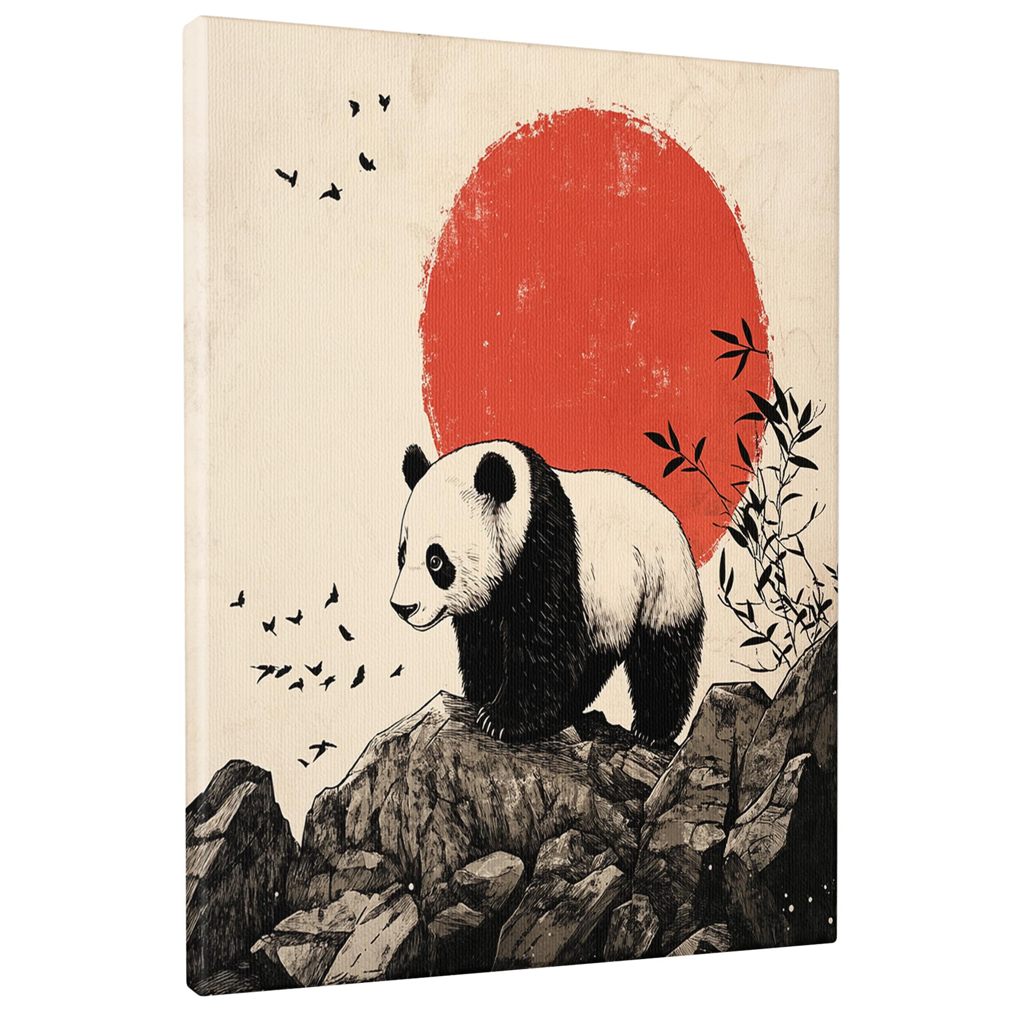 Amazon.com: Fun Panda Pet Canvas Prints Wall Art 16 * 20 x1