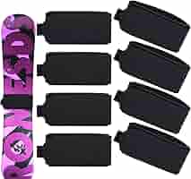 8 Cinghie Per Sci Regolabili - Fascette Per Tenere Gli Sci Insieme, Ideali Per Vacanze Invernali - Foto 7